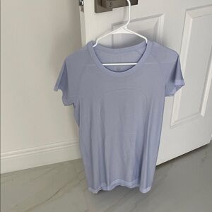 Women's Light Blue Lululemon Swiftly Tee